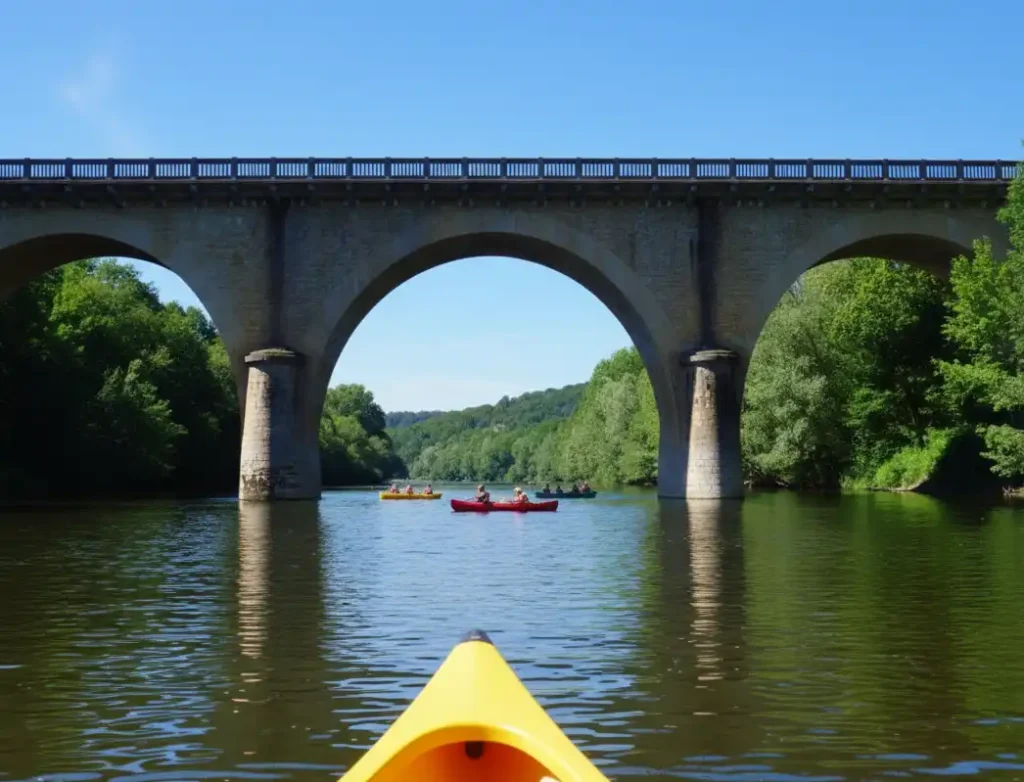 Circuit canoë Beynac vers le Buisson de Cadouin