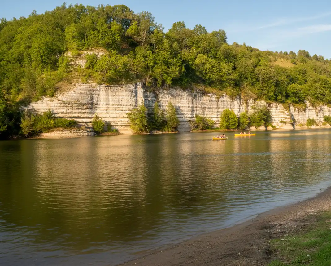 canoës Les Courrèges vers Bac de Sors