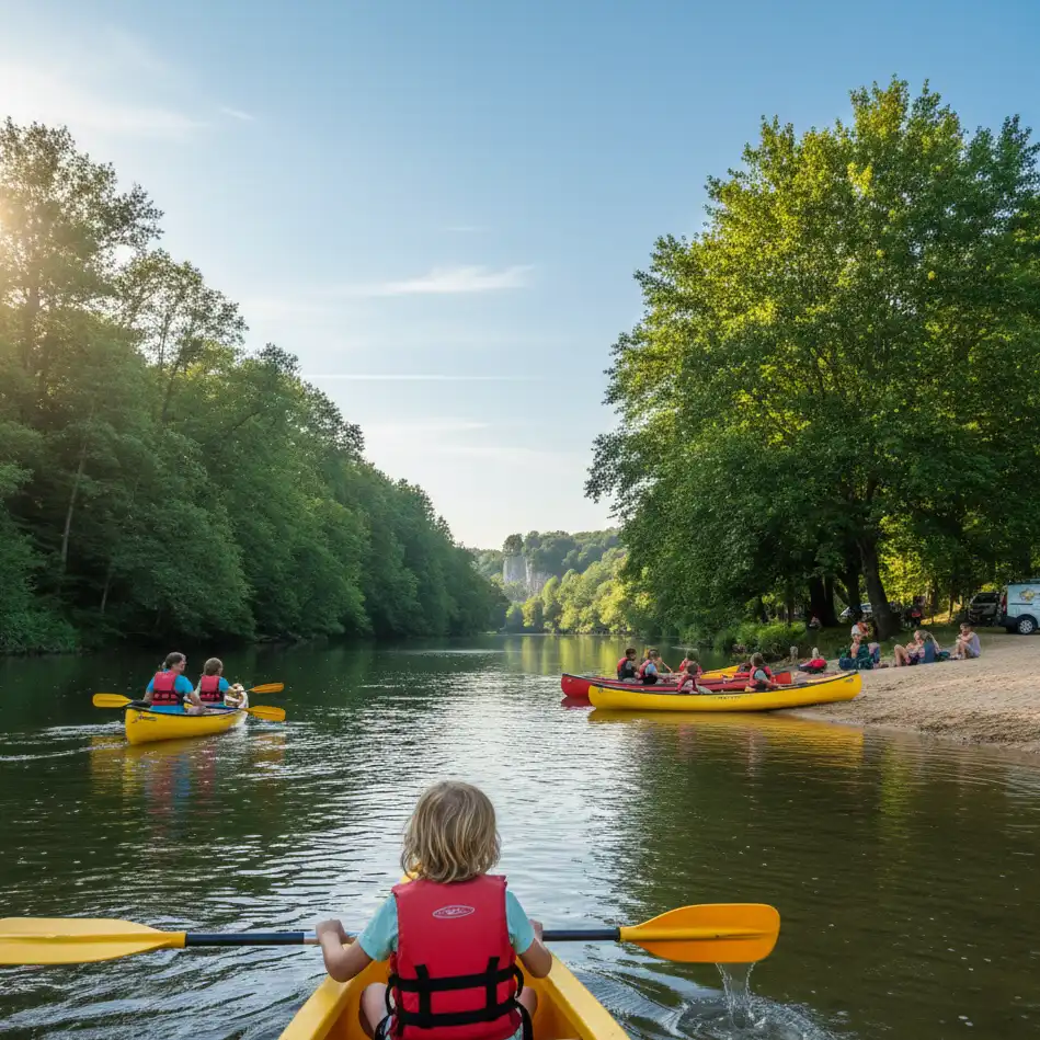 Circuit en canoës le Bugue ➔ les Courrèges