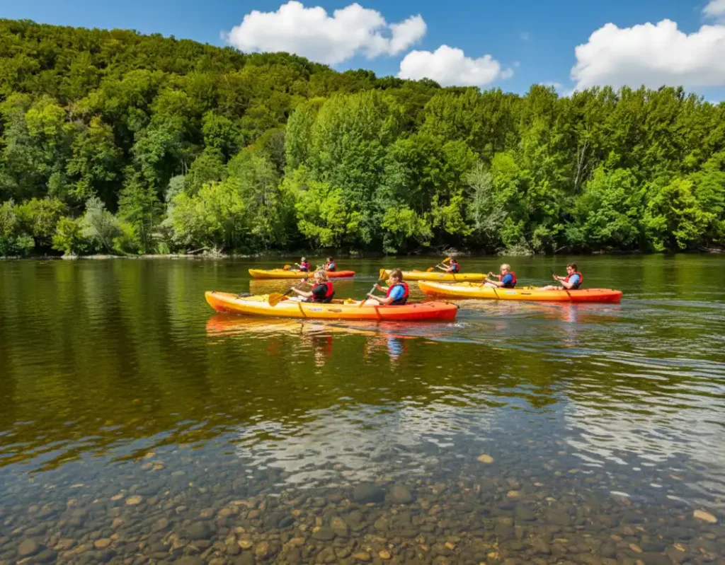 Parcours canoë Saint-Cyprien Bac de Sors