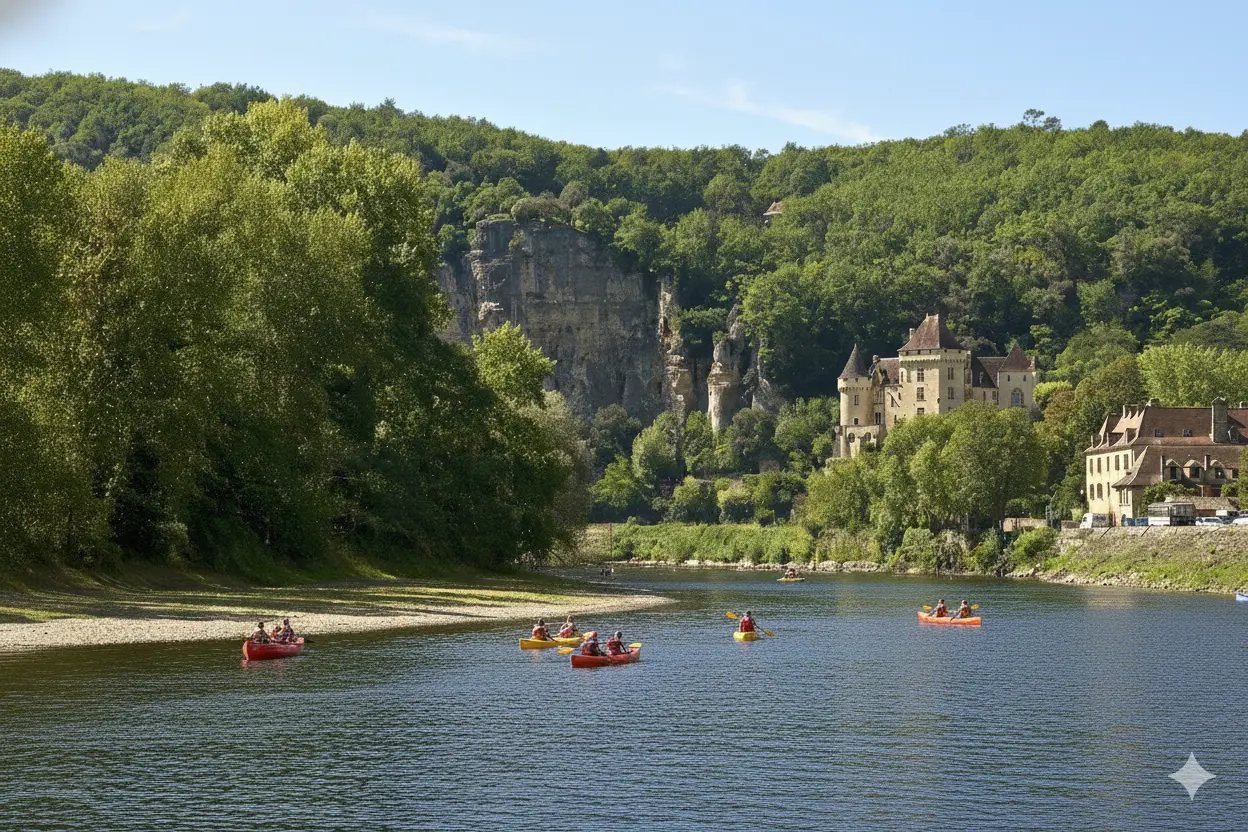 Location de canoës en dordogne