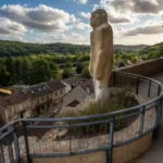 View of Cro-Magnon Man - Route from Les Eyzies to Les Courrèges